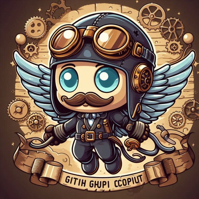 GitHub-Copilot-mascot-steampunk